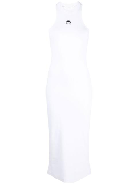 logo-print sleeveless dress