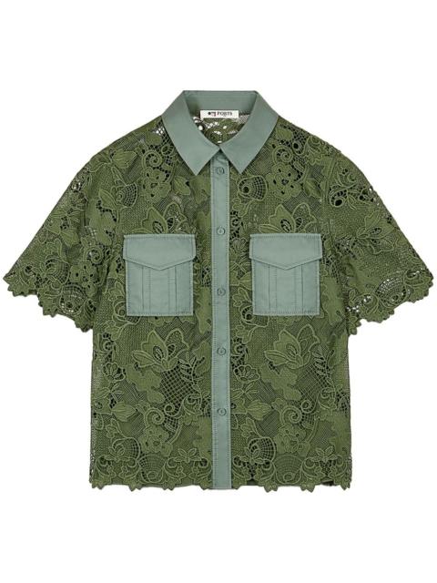 Chantilly-lace shirt