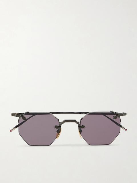 El Dorado Octagon-frame Beta Titanium Sunglasses