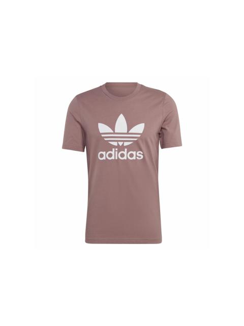 adidas Adicolor Classics Trefoil Tee Purple/White