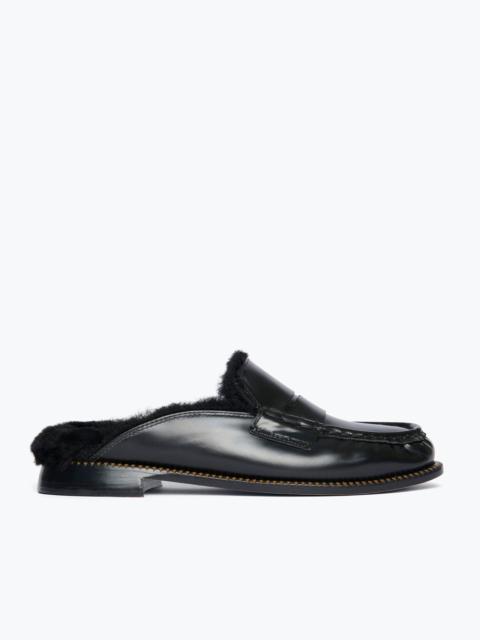 TEMI SHEARLING PENNY LOAFER MULE