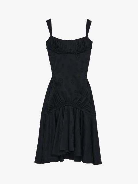 Skull Jacquard Midi Dress