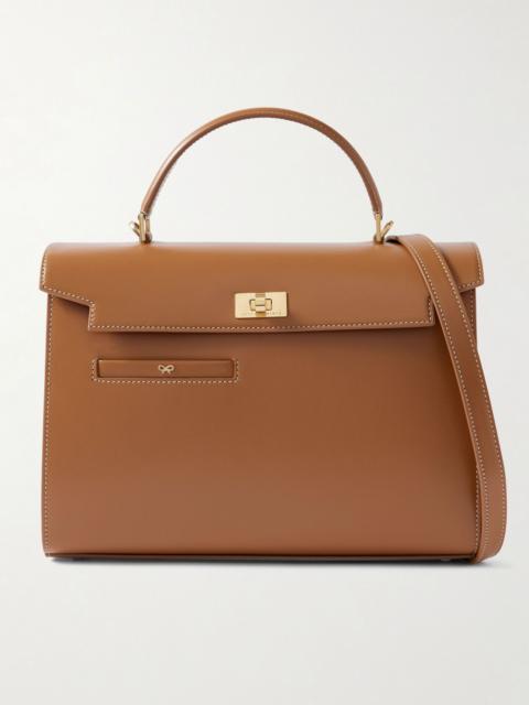 Mortimer leather shoulder bag Camel