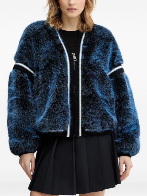 Katia striped-trim jacket