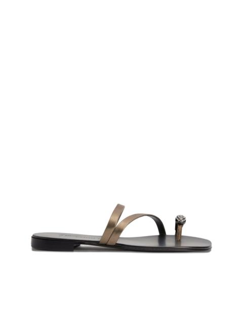 Febe crystal-embellished leather sandals