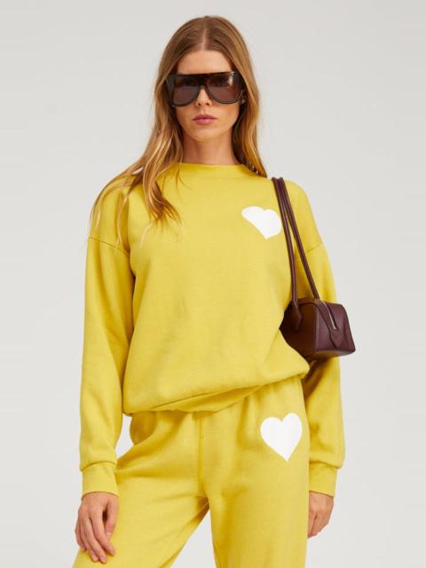 YELLOW HEART SWEATSHIRT