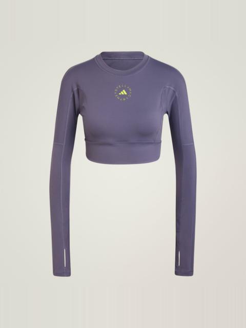 adidas by Stella McCartney TrueStrength Yoga Long Sleeve Crop Top