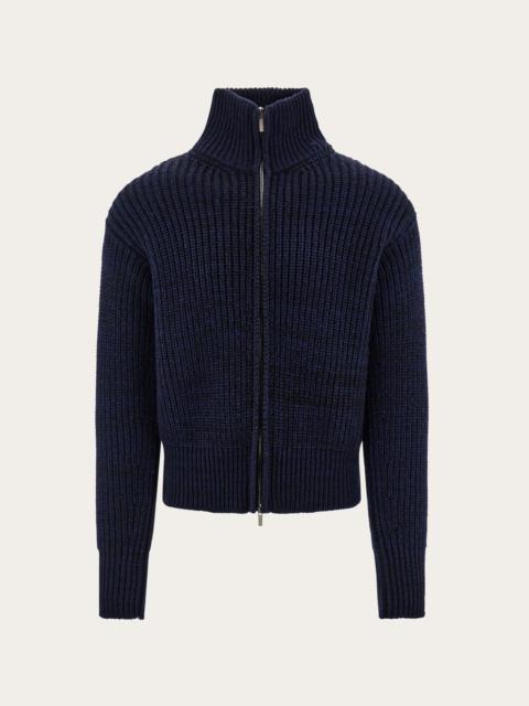 Knitted blouson