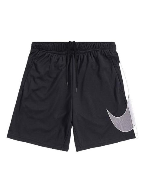 Nike Swoosh Basketball Sports Shorts Men White/Black CJ6690-010