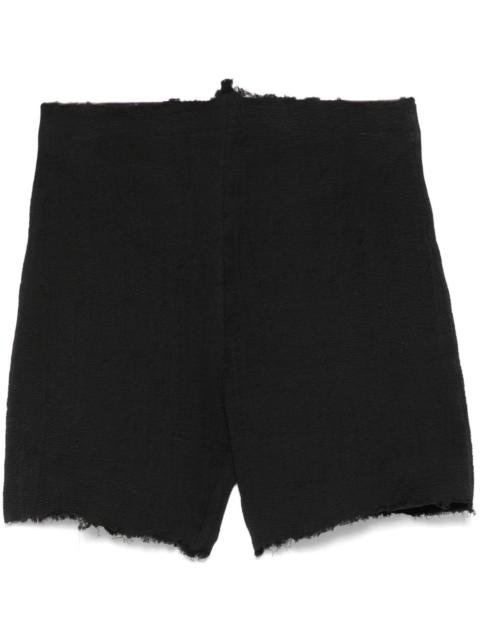 textured shorts