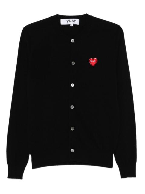 heart-logo cardigan