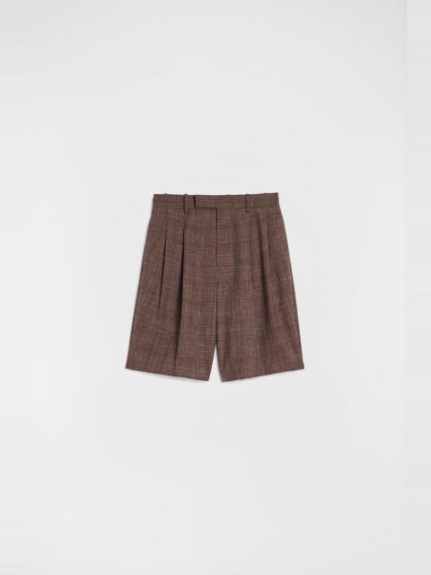 Flamé Wool Blend Shorts