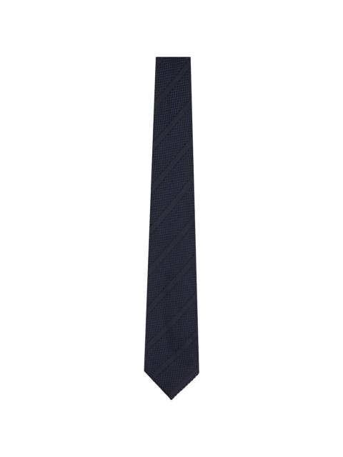 Navy Regimental Silk Tie