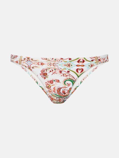 Martinique printed bikini bottoms