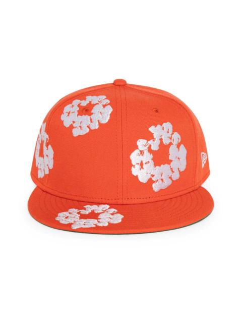 Denim Tears New Era Cotton Wreath 59/50 Cap Orange