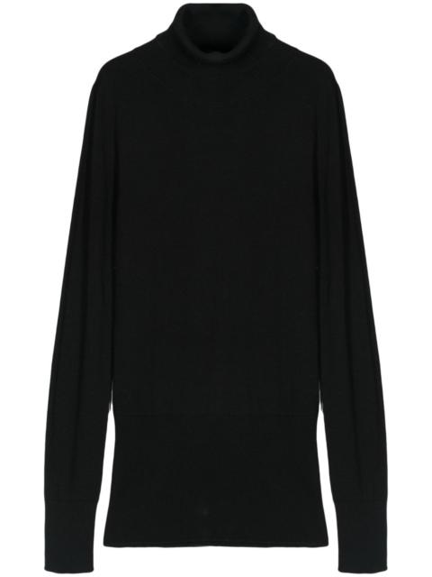 roll-neck merino jumper
