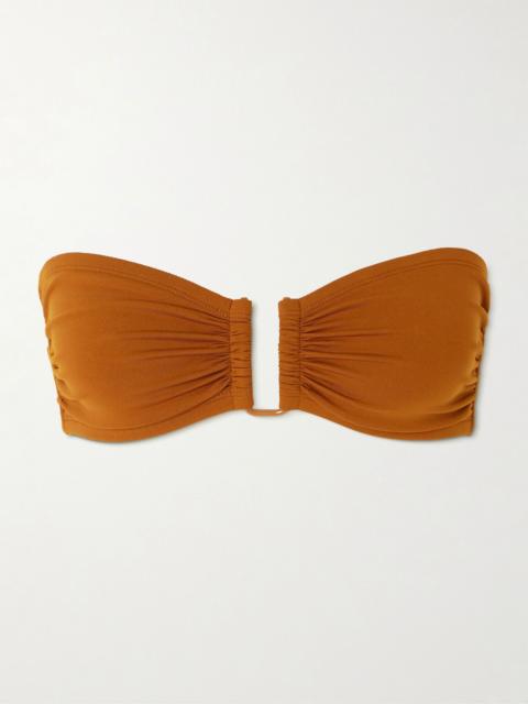 Les Essentiels Show bandeau bikini top Brown