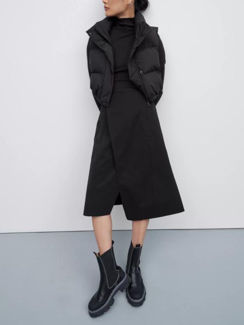 A-Line High-Rise Wrap Skirt