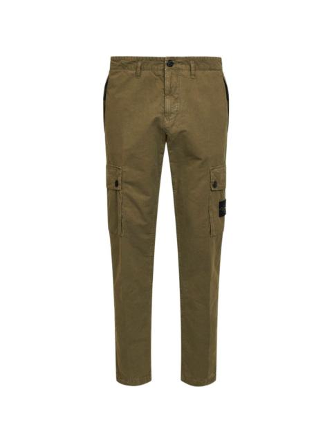logo-patch cargo trousers