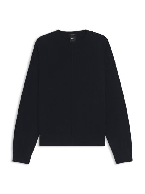 KNITTED SWEATER IN 100% CASHMERE