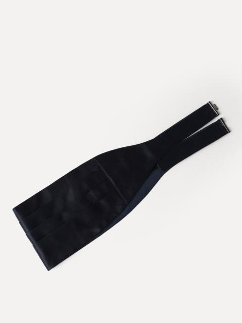 Silk and cotton satin cummerbund