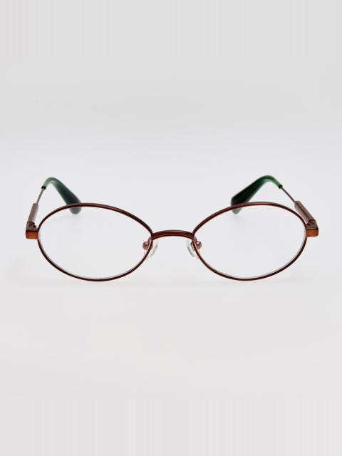 Meunier Optical in Metallic Brown