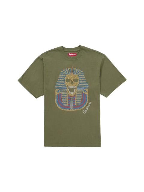 Supreme King Tut S/S Top Olive
