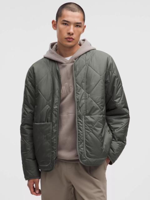 Diamond-Quilted Liner Jacket
