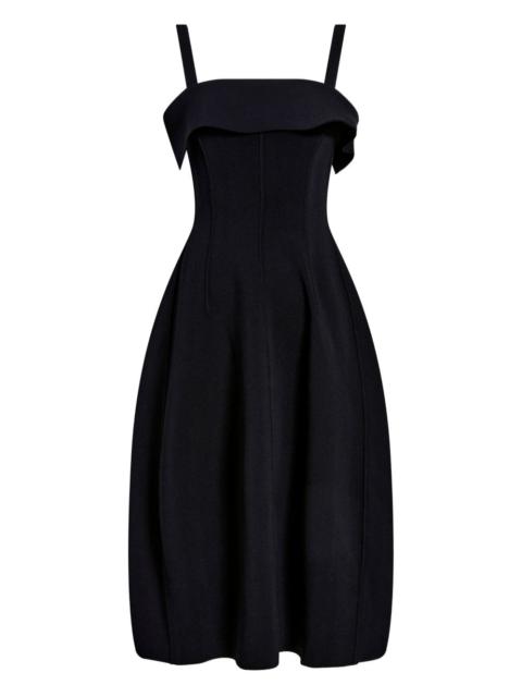 Blanca ruffled midi dress