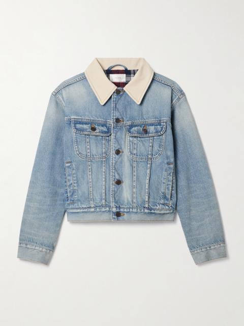 Joras Twill-trimmed Denim Jacket