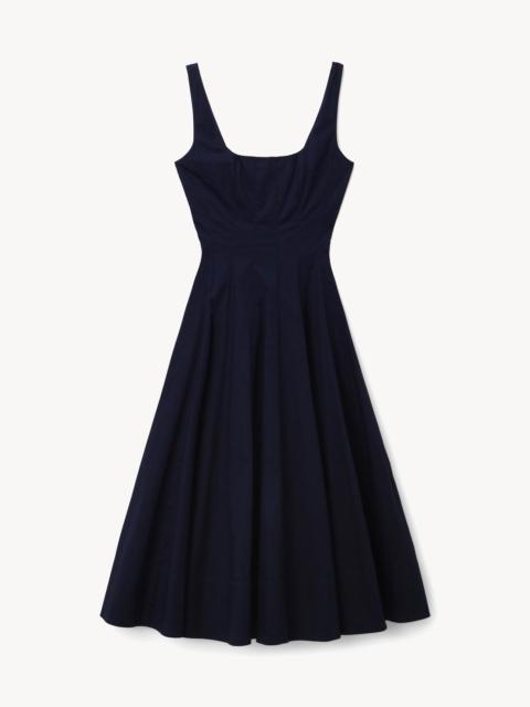 STAUD | WELLS DRESS Navy