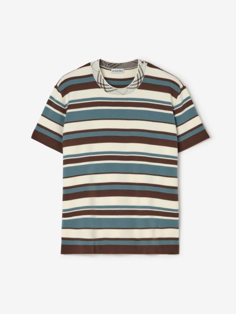 Striped Wool Blend T-shirt