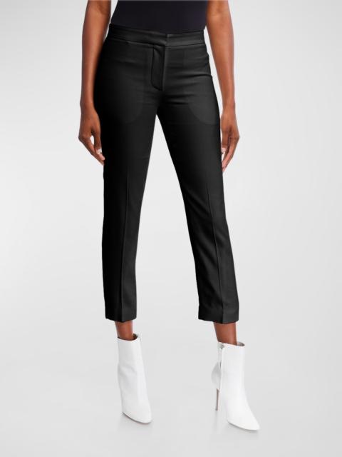 Leaf Crepe Cigarette Trousers