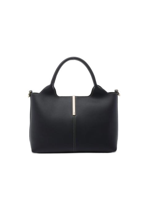 removable-strap leather tote bag