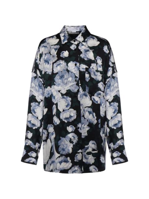 floral-print shirt