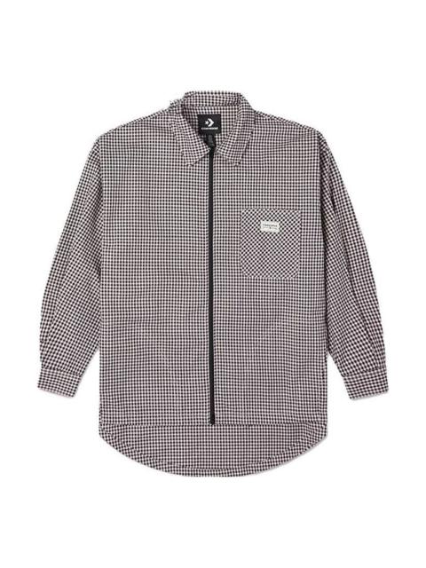 (WMNS) POCKET OS WOVEN Shirt HIMALAYAN SALT MLT 10022551-A02