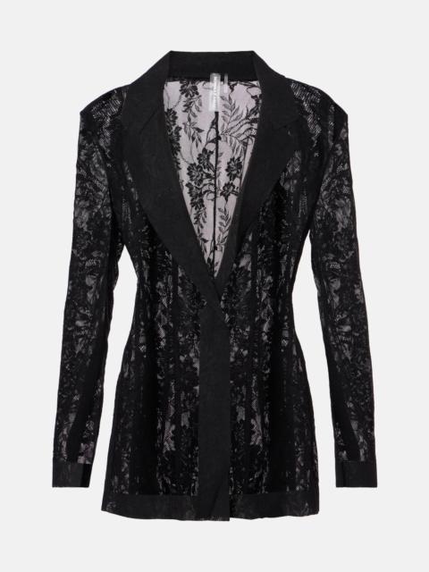 Lace blazer