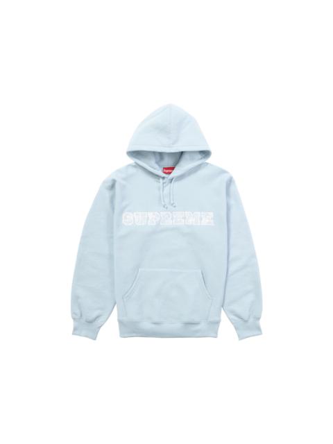 Supreme Lace Hooded Sweatshirt Light Blue