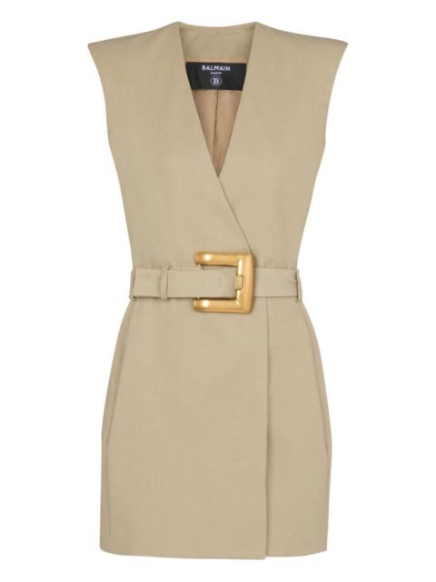 belted blazer dress