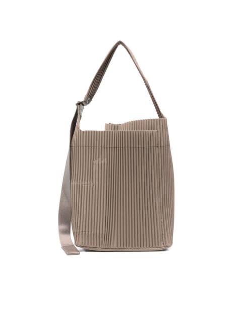 Utility pleated tote bag
