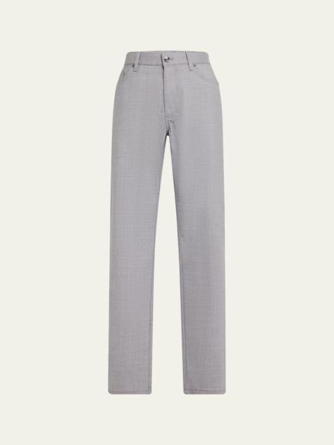 Men's Wool Five-Pocket Pants