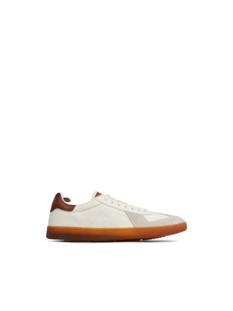 Militia 001 panelled leather sneakers
