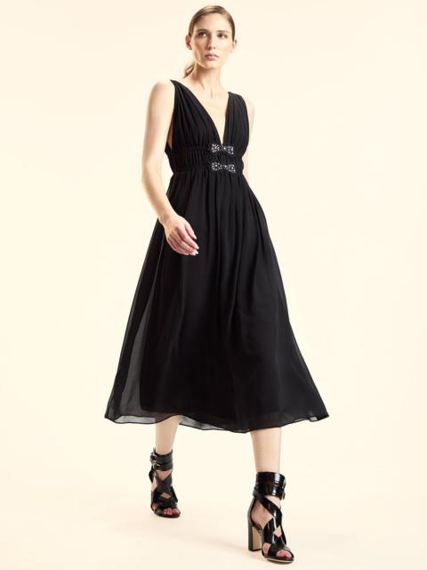 Amelie Silk Midi Dress