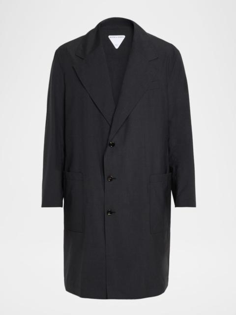 Men's Superfine Wool Overcoat