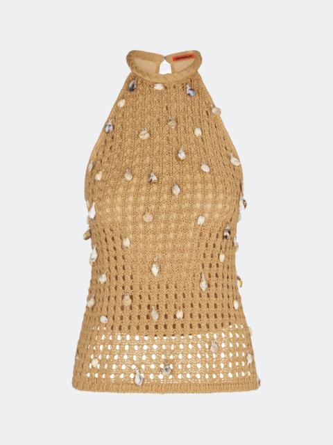 Bahi Crochet Top in Natural