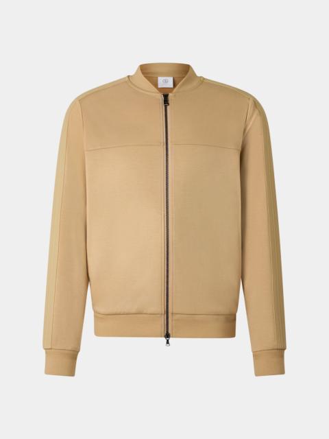 Lennox jersey jacket in Camel