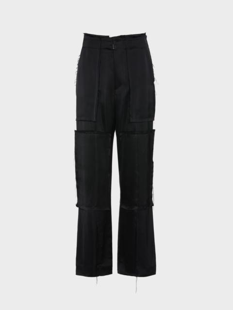 Patchwork Satin Trousers