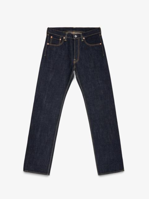 IH-634N 17OZ SELVEDGE DENIM STRAIGHT CUT JEANS - NATURAL INDIGO