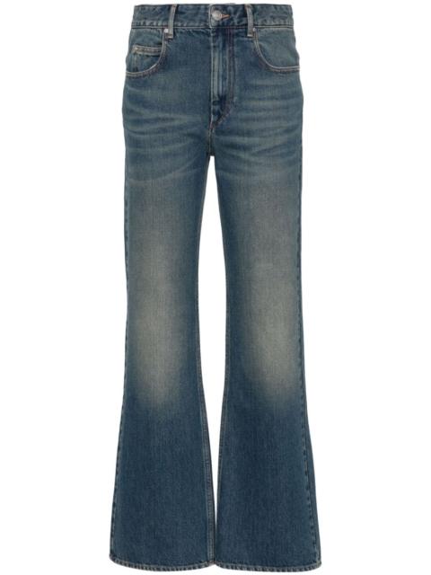 Belvira high-rise bootcut jeans