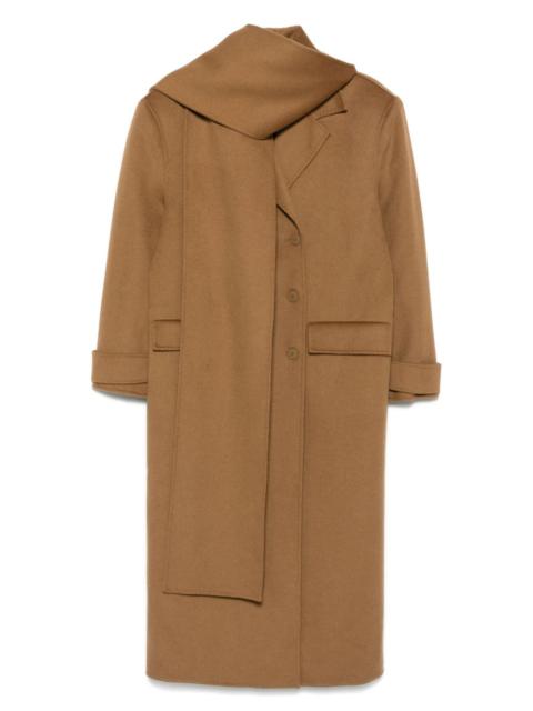 brushed-wool coat
